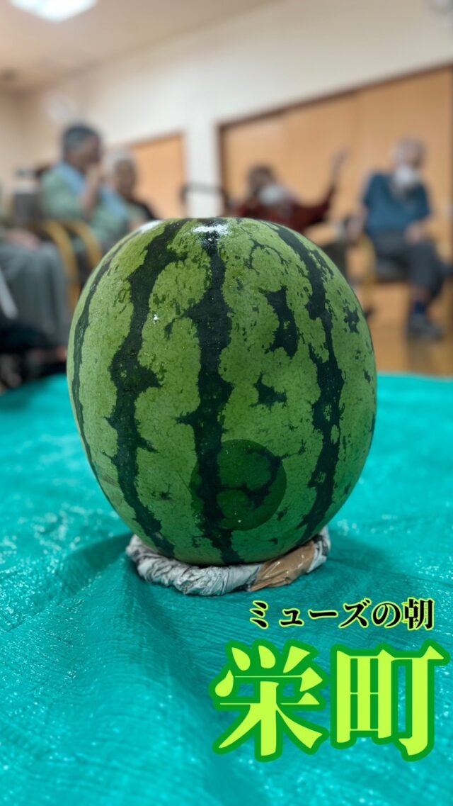 ✨🍉🎐スイカ割り🎐🍉✨

こんにちは😊
ミューズの朝栄町デイサービスセンターです✨

先日ご利用者さまのご家族さまより、とても立派なスイカ🍉をいただきました🙌🏻💕

丹精込めて作られた大きな大きなスイカ✨

これはやっぱり､､､
スイカ割りでしょ！！❤️‍🔥✊🏻🔥

ということで、皆さんとスイカ割りをしました💪🏻🔥 -

皆さん見事にヒットしていましたが、なんせ大きなスイカだったので、全然割れずꉂ😆𐤔

最後の砦はやっぱり､､､施設長！！
さすが！見事に割れました😆👏
(⌯¤̴̶̷̀ㅿ¤̴̶̷́)ｶｯｺｲｲ*̣̩⋆̩•*¨*•.¸¸♪✧♬.*ﾟ

みんなで輪になり、ワイワイ楽しく食べるスイカは、何倍も美味しかったです🫰🏻💗

こんなに立派なスイカをいただきました、ご家族さまに心より感謝致します🙇💗

まだまだ暑い日が続きますが、夏バテしないよう皆さんと楽しい活動に取り組みます-`🙌🏻´-

#スイカ #スイカ割り #西瓜 #Watermelon
#夏の楽しみ #2025夏
#住宅型有料老人ホーム #ミューズの朝栄町
#都城の介護 #都城の福祉 #都城のデイサービス
#報謝会 #ありがとうございます